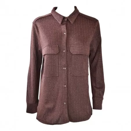 CAMICIA LUCE MABEL MARRONE