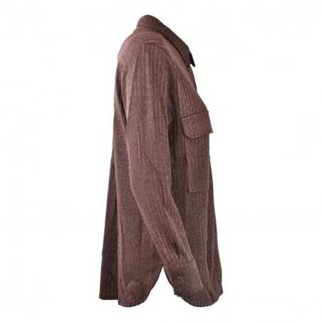 CAMICIA LUCE MABEL MARRONE