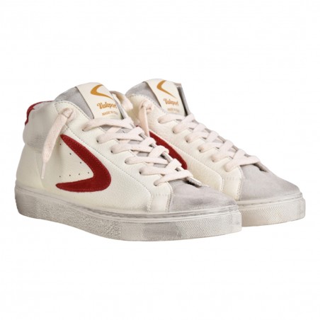 SNEAKERS OLLIE MID REGULAR VALSPORT VOR2392U BIA/ROSSO