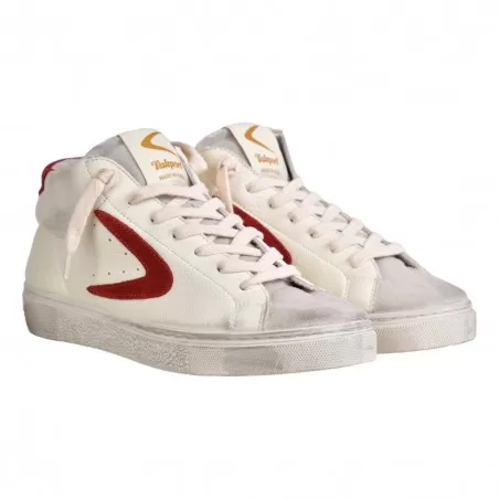 SNEAKERS OLLIE MID REGULAR VALSPORT VOR2392U BIA/ROSSO