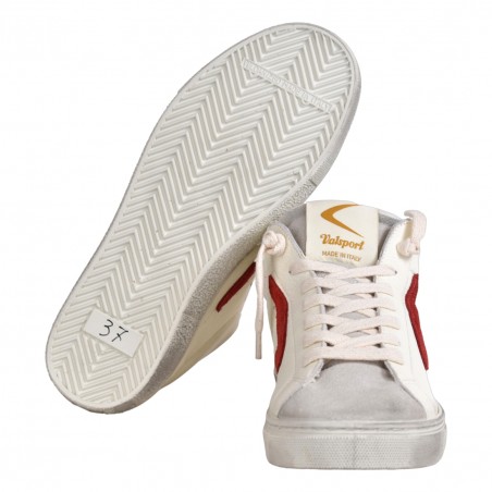 SNEAKERS OLLIE MID REGULAR VALSPORT VOR2392U BIA/ROSSO
