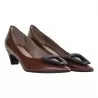 DECOLLETE CON ACCESSORIO ROBERTO FESTA MOON CHOCOLATE