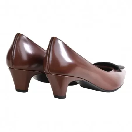 DECOLLETE CON ACCESSORIO ROBERTO FESTA MOON CHOCOLATE