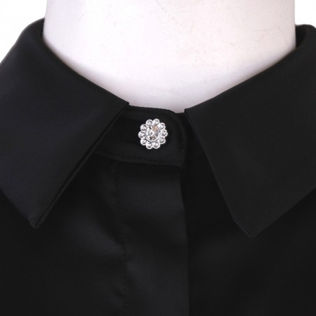 CAMICIA RASO SO ALLURE G22024A BLACK