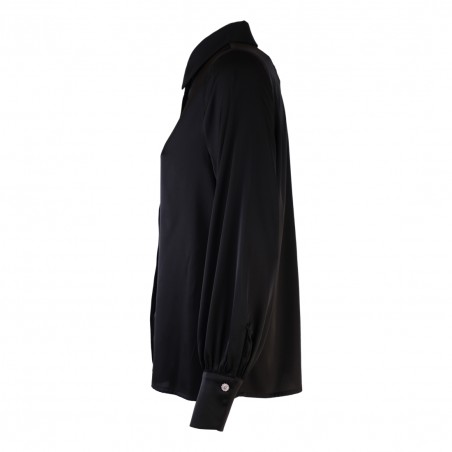 CAMICIA RASO SO ALLURE G22024A BLACK