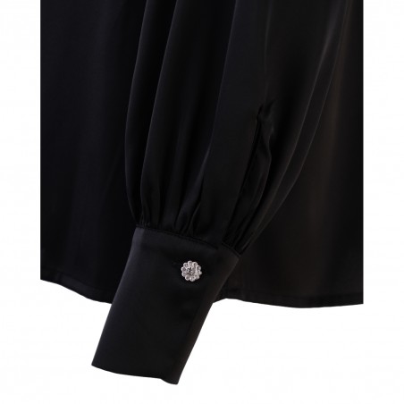 CAMICIA RASO SO ALLURE G22024A BLACK