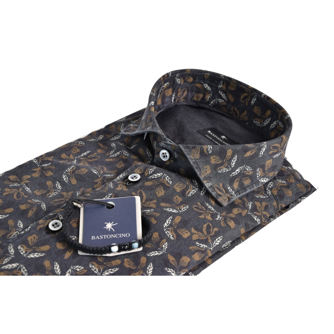 CAMICIA IN COTONE BASTONCINO B4105 02