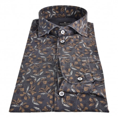 CAMICIA IN COTONE BASTONCINO B4105 02