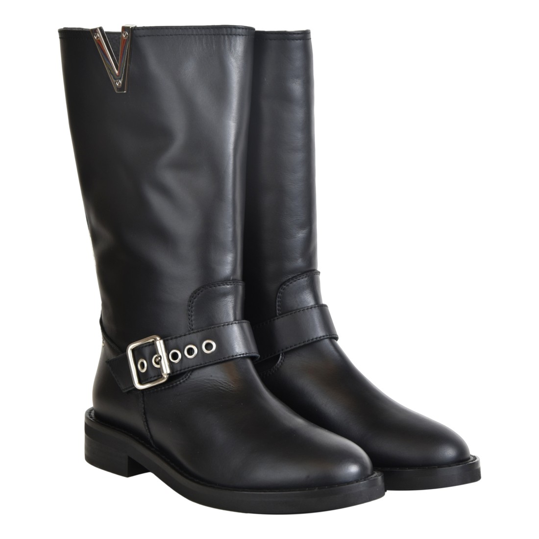 BIKER A V CON FIBBIE VIA ROMA 15 4217 NERO