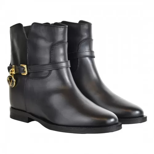 TRONCHETTO CON ACCESSORIO VIA ROMA 15 4251 NERO