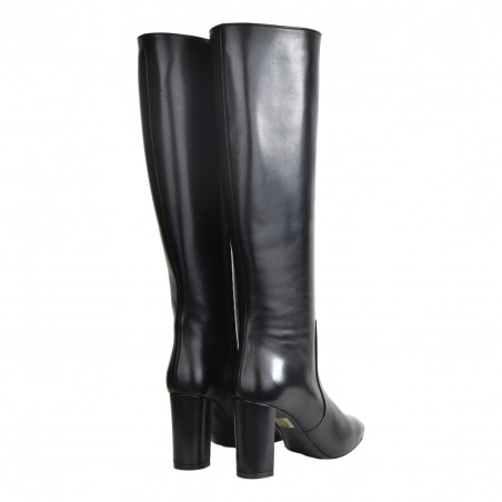 STIVALE CON ZIP VIA ROMA 15 4273 NERO