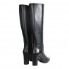 STIVALE CON ZIP VIA ROMA 15 4273 NERO