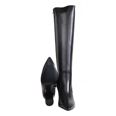 STIVALE CON ZIP VIA ROMA 15 4273 NERO