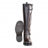 STIVALE CON ZIP ELENA IACHI E4294 MORO