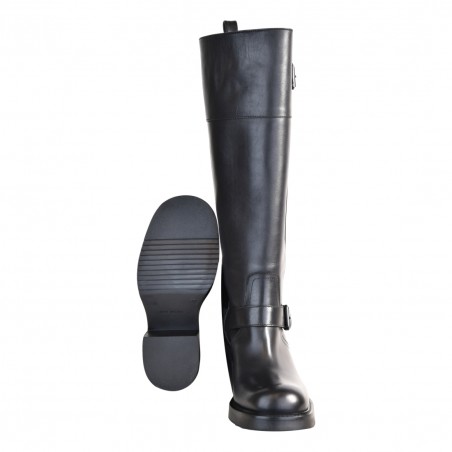 STIVALE CON ZIP ELENA IACHI E4294 NERO