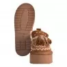 PANTOFOLA CON NAPPINE ELENA IACHI MI02 TAN