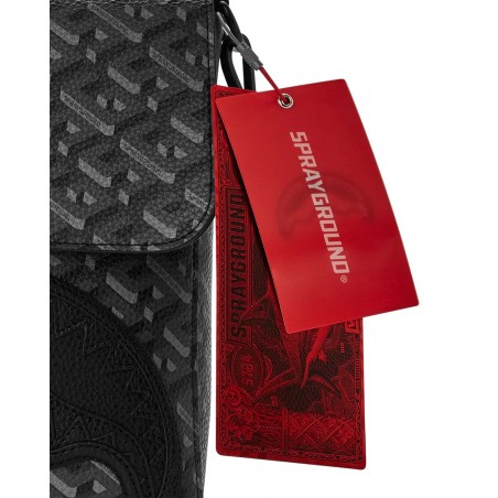 BLACKOUT MESSENGER SLING SPRAYGROUND 910B6487NSZ BLACK
