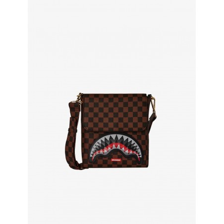 MESSENGER SLING CHOMP SPRAYGROUND 910B6522NSZ BROWN