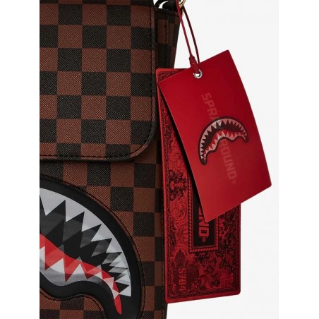 MESSENGER SLING CHOMP SPRAYGROUND 910B6522NSZ BROWN