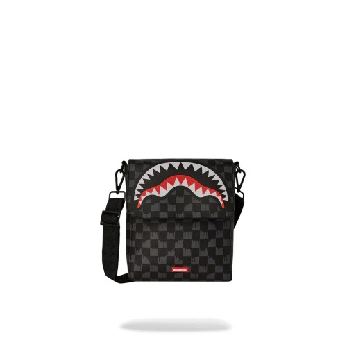 DRIP CHECK SHARK MESSENGER SLIM SPRAYGROUND 910B6572NSZ GREY