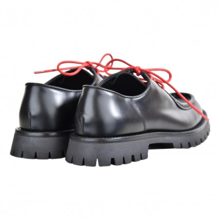 MOCASSINO ALLACCIATO J.O.LUXURY STYLE GIOTTO-CICLONE NERO