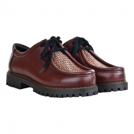 MOCASSINO ALLACCIATO J.O.LUXURY STYLE L710 BORDO