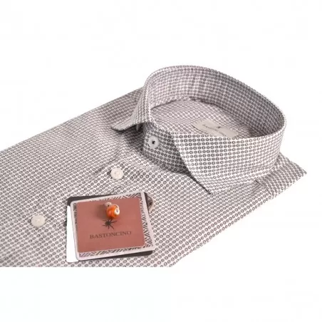 CAMICIA IN COTONE BASTONCINO B4007.164 8