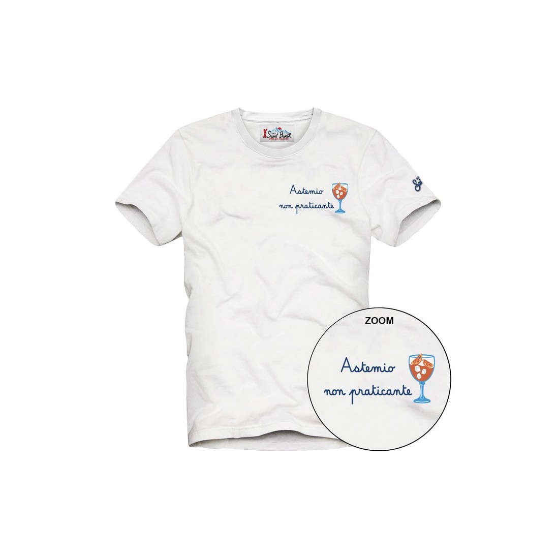 ARNOTT T-SHIRT NON ASTEMIO 10 EMB MC2 SAINT BARTH ARN0001 02948G