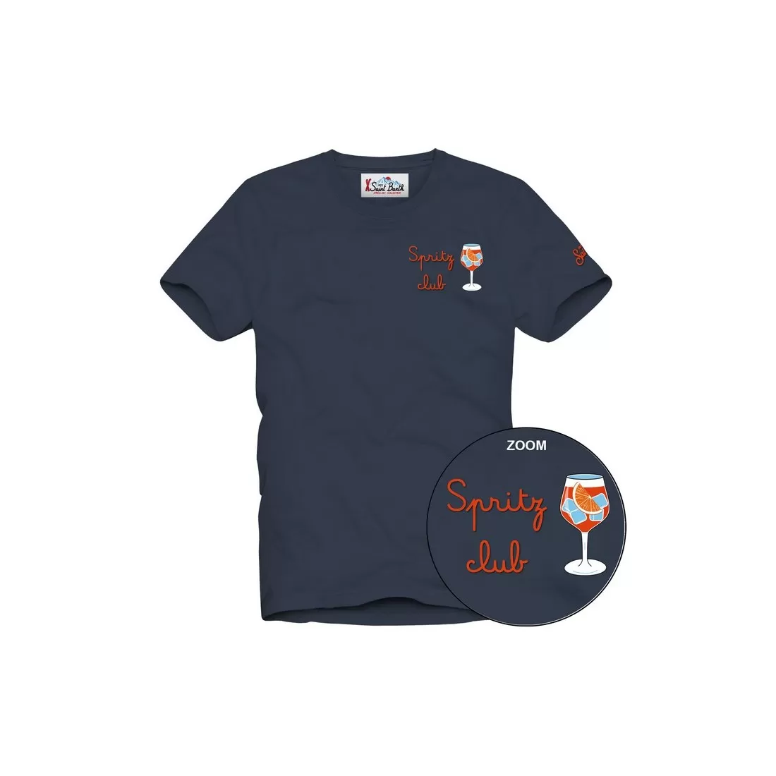 ARNOTT T-SHIRT SPRITZ CLUB 61 EMB MC2 SAINT BARTH ARN0001 02959G