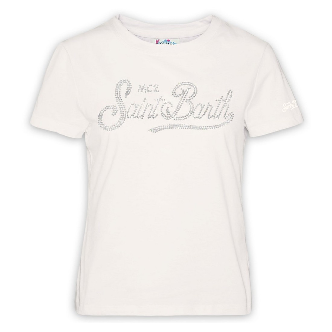 EMILIE W T-SHIRT SB 10 STRASS MC2 SAINT BARTH EMI0002 01058G
