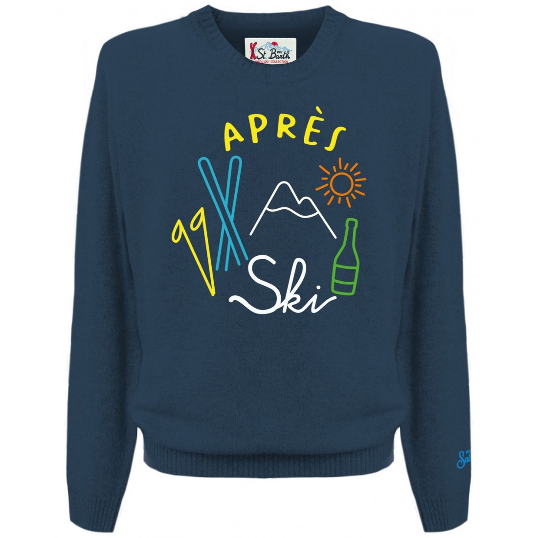HERON ROUND NECK APRES SKI BIG 61 EMB MC2 SAINT BARTH HER0001 00332G