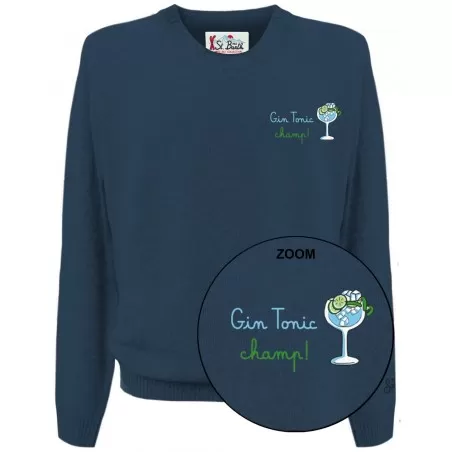 HERON LIGHT CREWNECK GIN TONIC CHAMP 61 MC2 SAINT BARTH HER0005 03437G