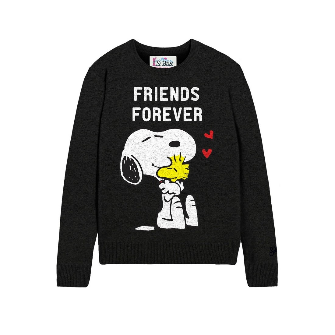 NEW CREWNECK SNOOPY FRIEND FOREVER 00 MC2 SAINT BARTH QUE0010 01781G