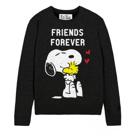 NEW CREWNECK SNOOPY FRIEND FOREVER 00 MC2 SAINT BARTH QUE0010 01781G