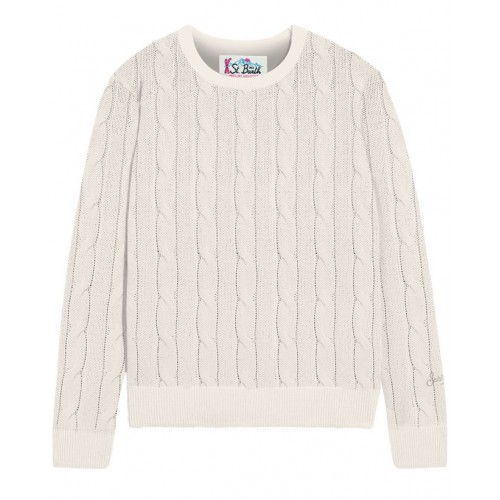 HALF NECK SWEATER BLEND TRICOT 10 MC2 SAINT BARTH SORB001 00851G