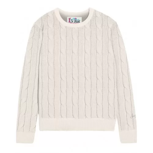 HALF NECK SWEATER BLEND TRICOT 10 MC2 SAINT BARTH SORB001 00851G