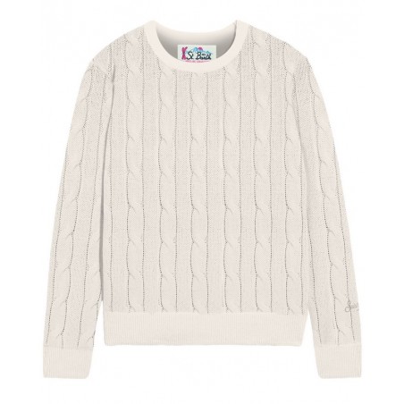 HALF NECK SWEATER BLEND TRICOT 10 MC2 SAINT BARTH SORB001 00851G