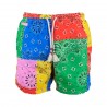 SWIM SHORT WITH CORD COULISSE BANDANA MC2 SAINT BARTH CAPRESE 00208B