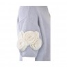 MAGLIA C/APPLICAZIONE FIORI PHO FIRENZE 4322140CC24 PERLA