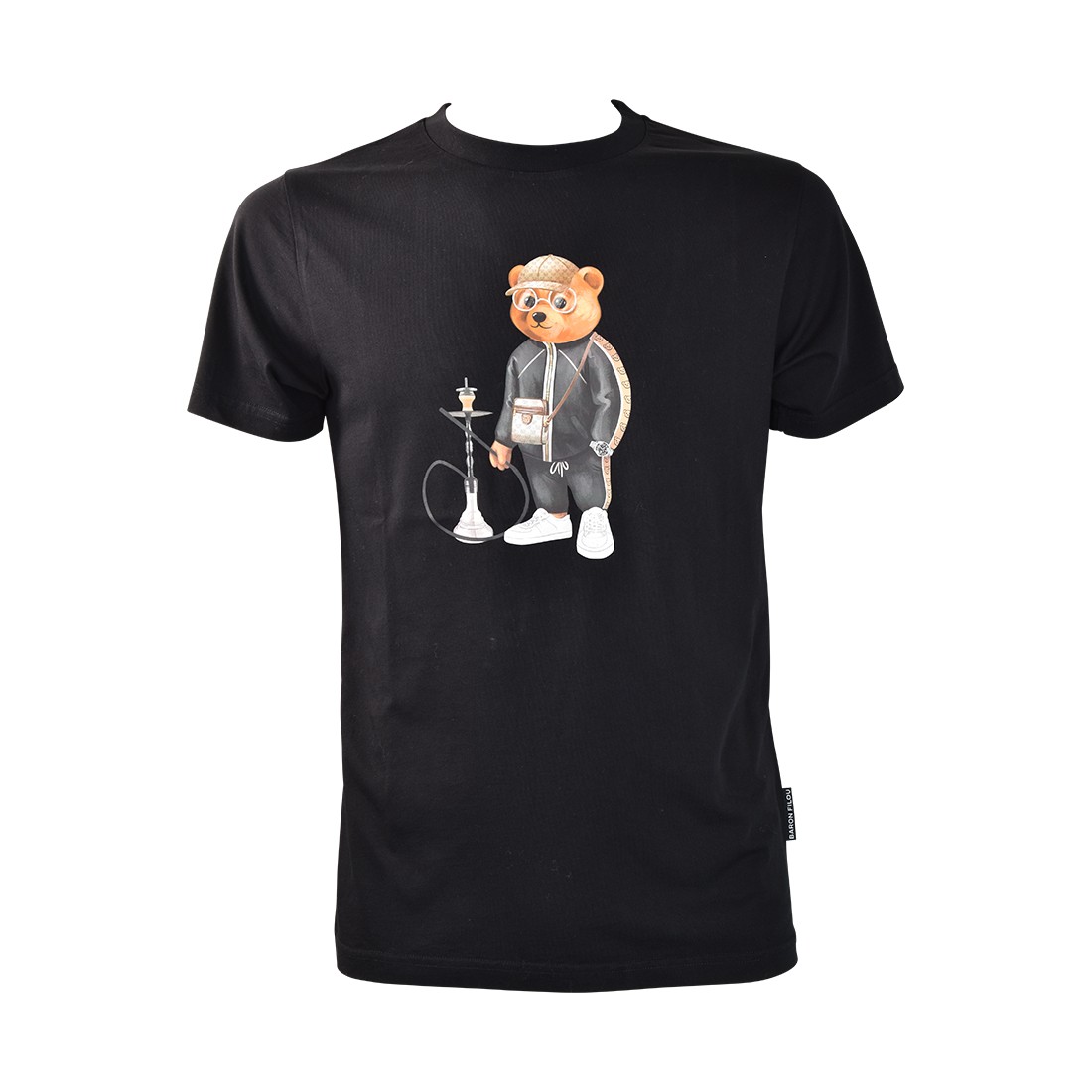 T-SHIRT FILOU 84 BARON FILOU FIL84TS BLACK