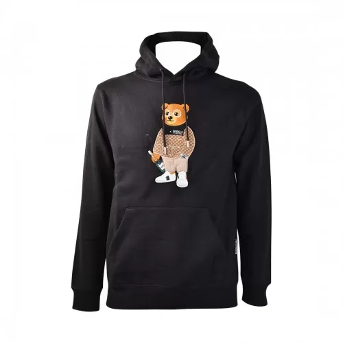 PULLOVER FILOU 116 BARON FILOU FIL88HOODEM BLACK