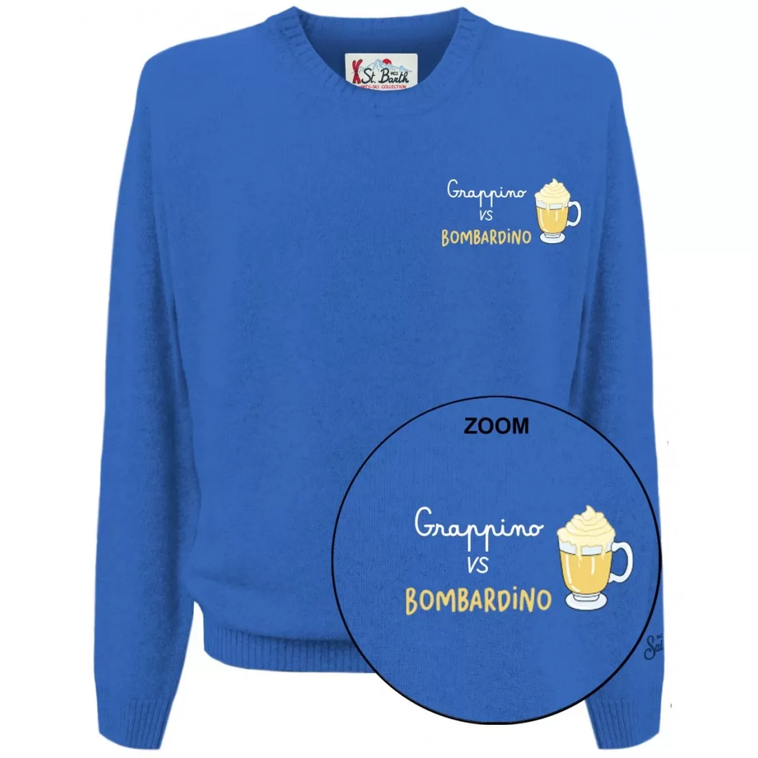 HERON LIGHT CREWNECK GRAPPINO BOMBARDINO 17 MC2 SAINT BARTH HER0005 03000G