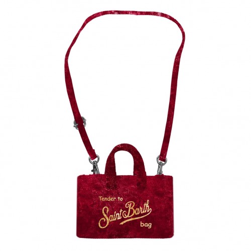 PHONE BAG VELVET 45 EMB MC2 SAINT BARTH PHONE001 01338G