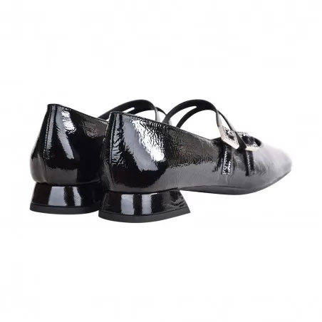 DECOLLETE DOPPIO CINTURINO FESTA ELODIES NERO