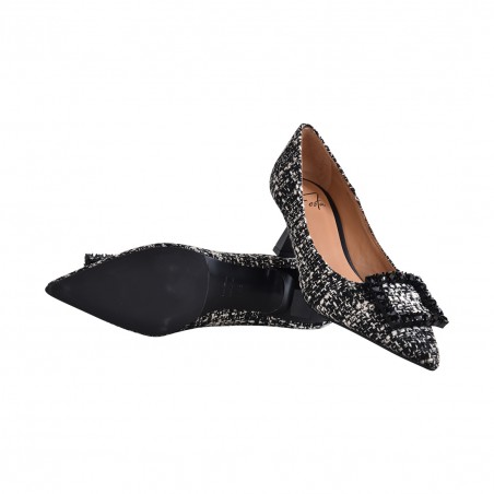 DECOLLETE CON ACCESSORIO FESTA EVILLY NERO