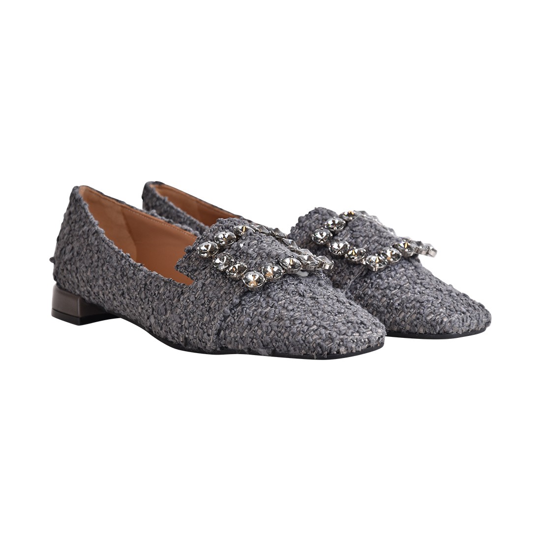 MOCASSINO CON ACCESSORIO FESTA FELISA FUME