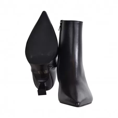 TRONCHETTO IN PELLE FESTA JINA NERO