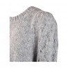 MAGLIA MANICHE TRECCE SO ALLURE A44028A PEARL