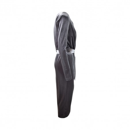 ABITO MIDIE INCROCIO VELLUTO SO ALLURE D11016A PEARL