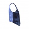 GILET CORTO VELLUTO SO ALLURE D33019A BLU